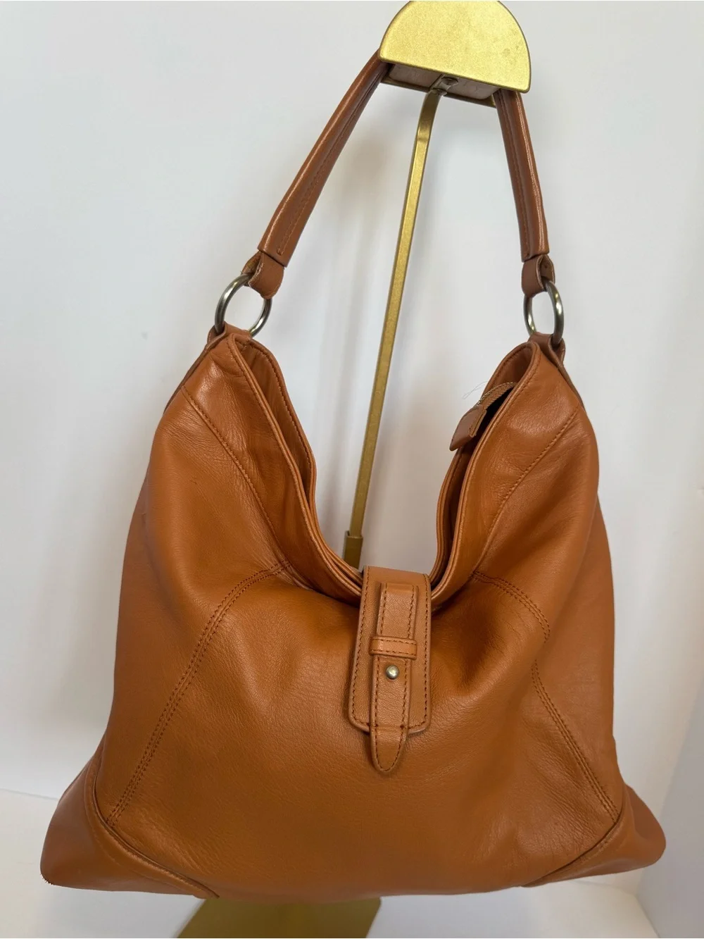 BEAUTIFUL Vintage Coldwater Creek Buttery Soft Leather Hobo Shoulder Bag